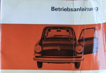 Volkswagen 1600 Coupe Kombi 1969 Betriebsanleitung (9518)